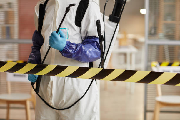 Professional Blood Cleanup technician working in Blue Jay, OH